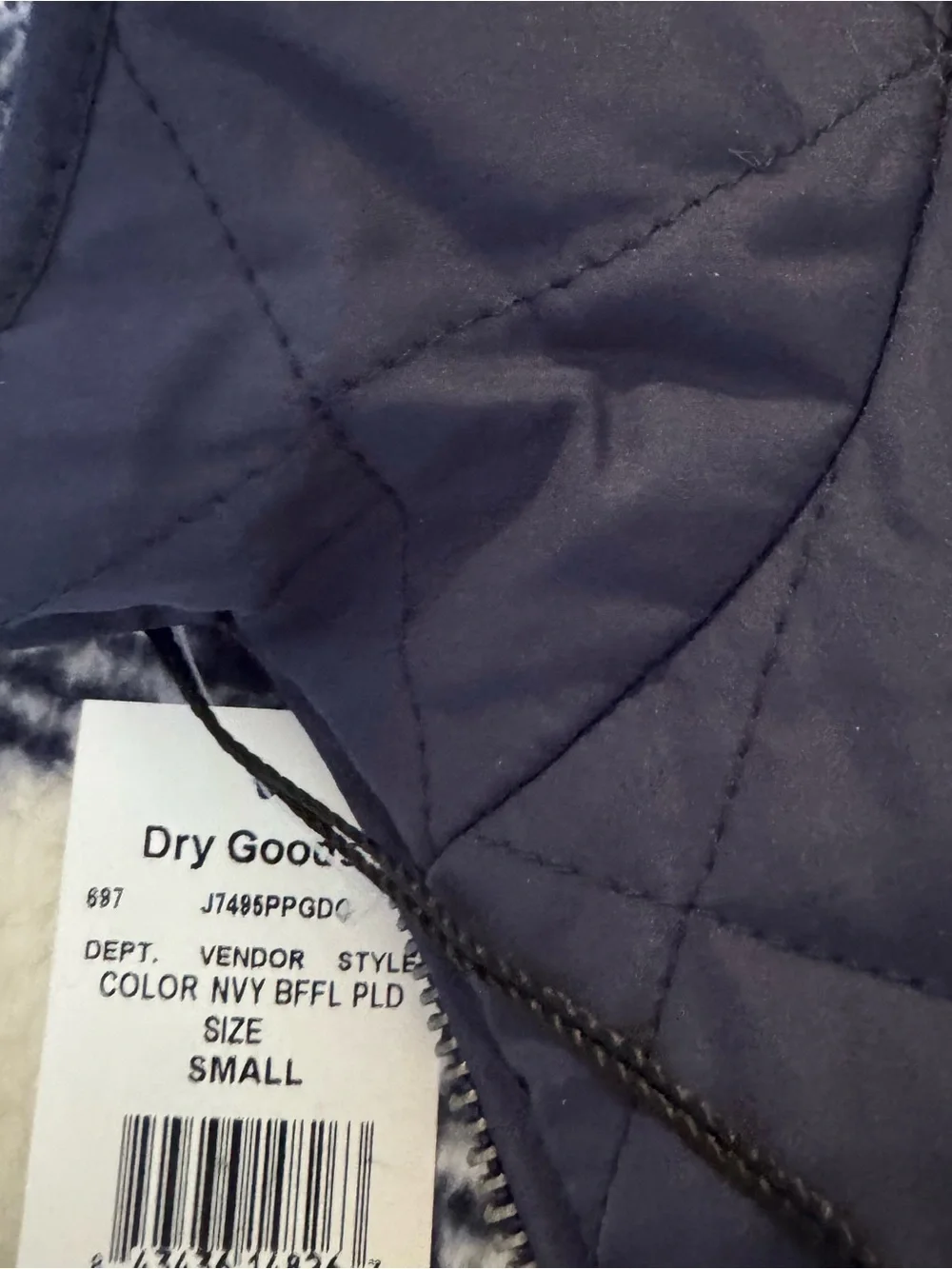 NWT small dry goods reversible vest - Picture 2 of 3